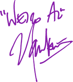 Handtekening van Weird Al